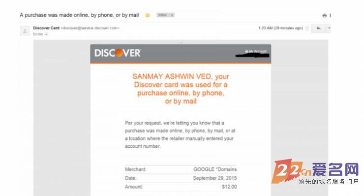 12美元买了google.com谷歌域名，结局竟然是这样的~~